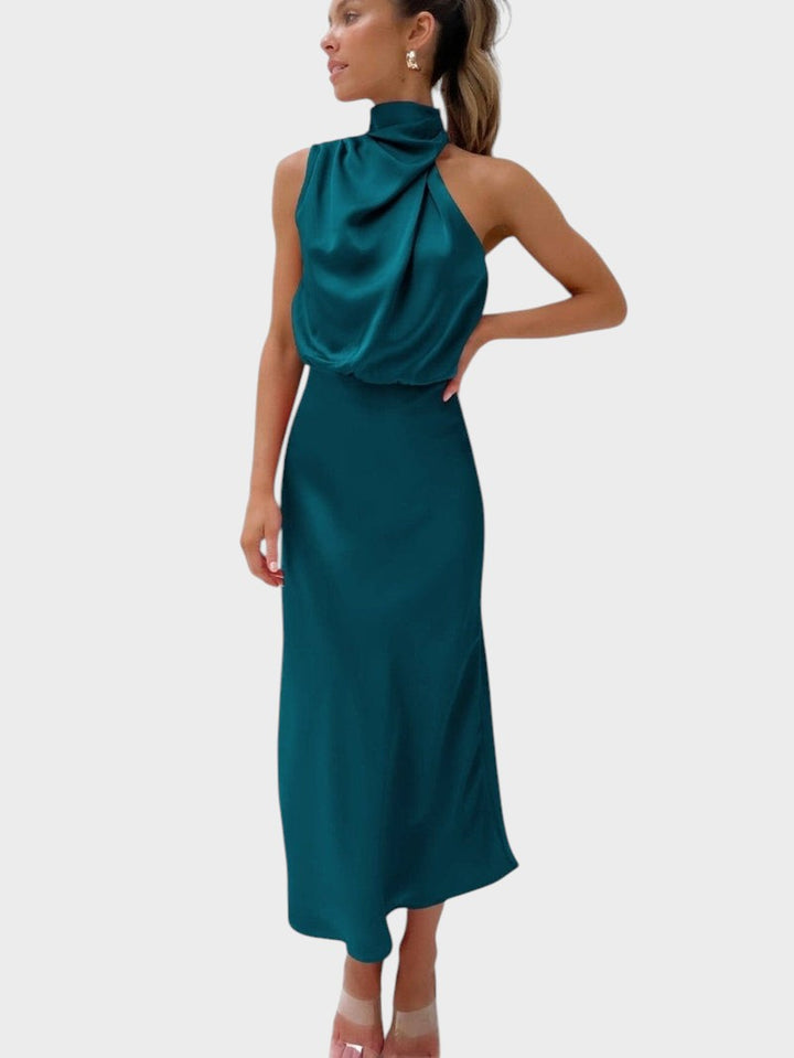 LUCRÉCIA – VESTIDO SEDA ELEGANTE