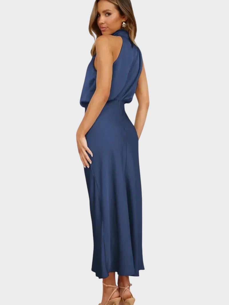 LUCRÉCIA – VESTIDO SEDA ELEGANTE