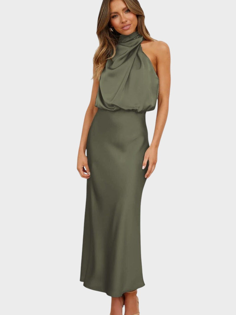LUCRÉCIA – VESTIDO SEDA ELEGANTE