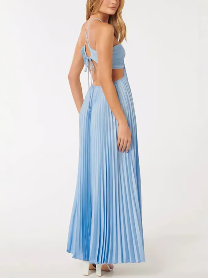 CASTELLÓN – VESTIDO HALTER MAXI SUMMER GLOW