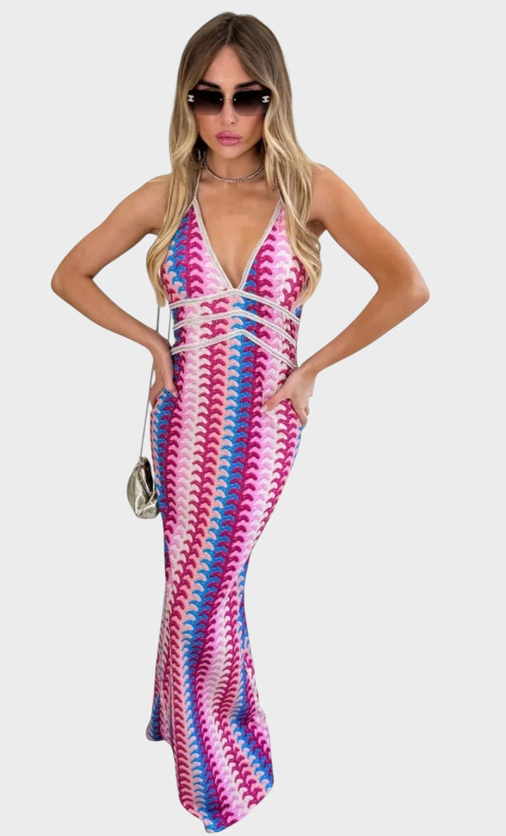 ALMERIA - VESTIDO PLAYERO BOHO DE GANCHILLO