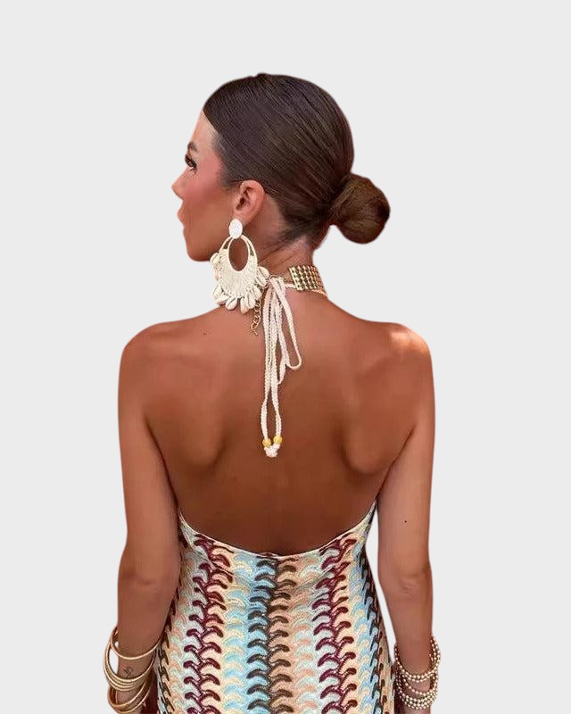 ALMERIA - VESTIDO PLAYERO BOHO DE GANCHILLO